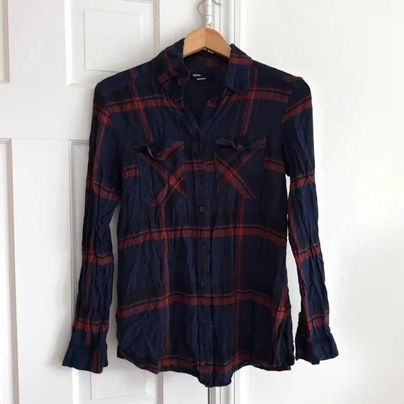 BDG ‘Waterfall’ Plaid Button-Down Shirt by Urban Outfitters I Women’s Size Small - Picture 4 of 8